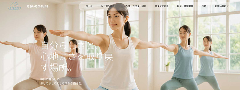 横並びメニュー